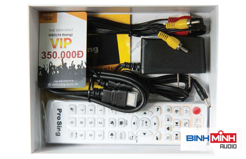 Trọn bộ Đầu karaoke Android TV Box ProSing PS-100 Pro