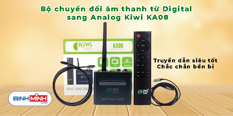 Bộ chuyển đổi âm thanh từ Digital sang Analog Kiwi KA08